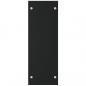Preview: Brennholzregal Schwarz 40x35x100 cm Hartglas