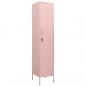 Preview: Schließfachschrank Rosa 35x46x180 cm Stahl 