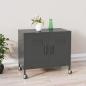 Preview: ARDEBO.de - Lagerschrank Anthrazit 60x35x56 cm Stahl