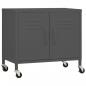 Preview: Lagerschrank Anthrazit 60x35x56 cm Stahl