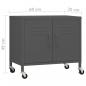 Preview: Lagerschrank Anthrazit 60x35x56 cm Stahl