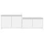 Preview: TV-Schrank Weiß 146,5x35x50 cm Holzwerkstoff