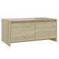 Preview: ARDEBO.de - Couchtisch Sonoma-Eiche 90x50x41,5 cm Holzwerkstoff