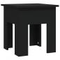 Preview: ARDEBO.de - Couchtisch Schwarz 40x40x42 cm Holzwerkstoff