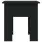Preview: Couchtisch Schwarz 40x40x42 cm Holzwerkstoff