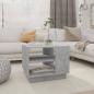 Preview: ARDEBO.de - Couchtisch Betongrau 55x55x43 cm Holzwerkstoff