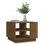 Preview: Couchtisch Braun Eichen-Optik 55x55x43 cm Holzwerkstoff