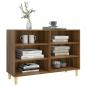 Preview: Sideboard Braun Eichen-Optik 103,5x35x70 cm Holzwerkstoff
