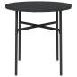 Preview: 3-tlg. Garten-Essgruppe Poly Rattan Schwarz 