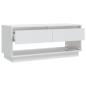 Preview: ARDEBO.de - TV-Schrank Hochglanz-Weiß 102x41x44 cm Holzwerkstoff