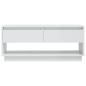 Preview: TV-Schrank Hochglanz-Weiß 102x41x44 cm Holzwerkstoff