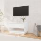 Preview: TV-Schrank Weiß 70x41x44 cm Holzwerkstoff