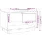Preview: TV-Schrank Weiß 70x41x44 cm Holzwerkstoff