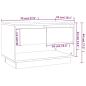 Preview: TV-Schrank Sonoma-Eiche 70x41x44 cm Holzwerkstoff
