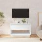Preview: ARDEBO.de - TV-Schrank Hochglanz-Weiß 70x41x44 cm Holzwerkstoff
