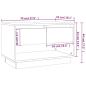 Preview: TV-Schrank Grau Sonoma 70x41x44 cm Holzwerkstoff