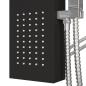 Preview: Duschpaneel-System Aluminium Schwarz