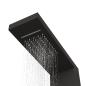 Preview: Duschpaneel-System Aluminium Schwarz