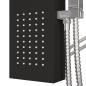 Preview: Duschpaneel-System Aluminium Schwarz