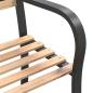 Preview: ARDEBO.de - Doppel-Gartenbank 238 cm Chinesisches Tannenholz