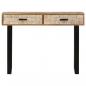 Preview: Konsolentisch 100x30x75 cm Massivholz Mango
