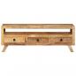 Preview: TV-Schrank 110x30x40 cm Massivholz Mango 