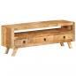 Preview: TV-Schrank 110x30x40 cm Massivholz Mango 