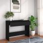 Preview: ARDEBO.de - Konsolentisch Schwarz 100x35x76,5 cm Holzwerkstoff