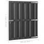 Preview: Gartentor WPC 100x112 cm Grau