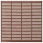 Preview: Lamellenzaun WPC 180x180 cm Braun  