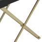 Preview: Klapptisch Golden und Schwarz 48x34x61 cm MDF