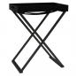 Preview: Klapptisch Schwarz 48x34x61 cm MDF