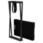 Preview: Klapptisch Schwarz 48x34x61 cm MDF