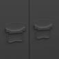 Preview: Industrial Kleiderschrank Schwarz 90x50x180 cm Metall