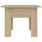 Preview: Couchtisch Sonoma-Eiche 55x55x42 cm Holzwerkstoff
