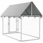 Preview: Outdoor-Hundezwinger mit Dach 200x100x150 cm