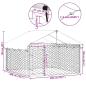 Preview: Outdoor-Hundezwinger mit Dach 200x200x150 cm