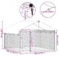 Preview: Outdoor-Hundezwinger mit Dach 200x200x150 cm