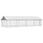 Preview: Outdoor-Hundezwinger mit Dach 600x200x150 cm