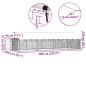 Preview: Outdoor-Hundezwinger mit Dach 600x200x150 cm