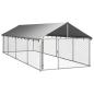 Preview: Outdoor-Hundezwinger mit Dach 600x200x150 cm