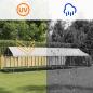 Preview: Outdoor-Hundezwinger mit Dach 600x200x150 cm