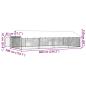 Preview: Outdoor-Hundezwinger mit Dach 600x300x150 cm