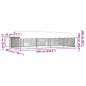 Preview: Outdoor-Hundezwinger mit Dach 600x300x150 cm