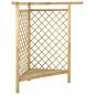 Preview: Eckpergola mit Bank 166x81x174 cm Kiefernholz Imprägniert  