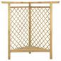 Preview: Eckpergola mit Bank 166x81x174 cm Kiefernholz Imprägniert  