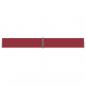 Preview: Seitenmarkise Ausziehbar Rot 160x1200 cm