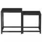 Preview: Beistelltische 2 Stk. MDF Schwarz