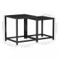Preview: Beistelltische 2 Stk. MDF Schwarz