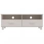 Preview: TV-Schrank HAMAR Weiß 106x40x40 cm Massivholz Kiefer